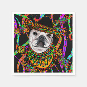 Serviette En Papier Bulldog