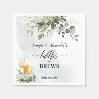 Serviette En Papier Bulles et brasseries