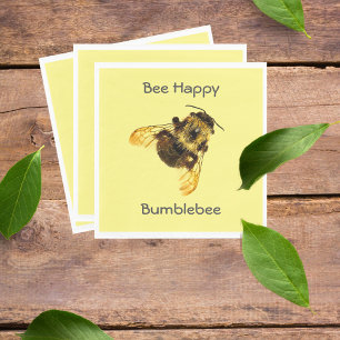 Serviette En Papier Bumblebee jaune