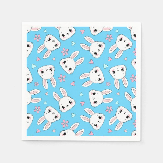 Serviette En Papier Bunnies (Devant)