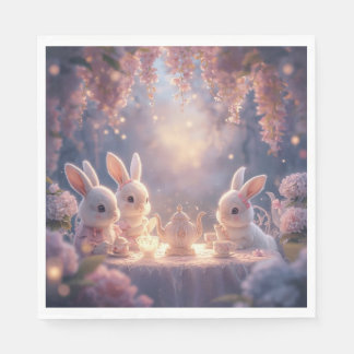 Serviette En Papier Bunny Tea Party Napkins – Dreamy Fairy Garden