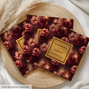Serviette En Papier Burgundy classique Mariage dîners serviettes
