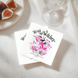 Serviette En Papier Buvez jusqu'à la dernière goutte Cocktail de sorci