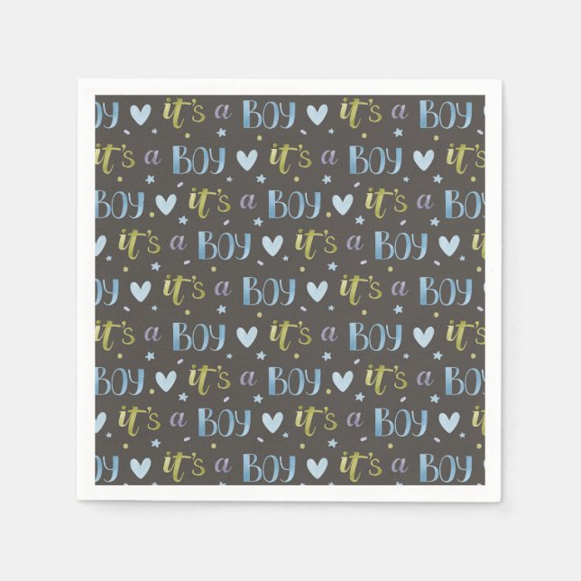 Serviette En Papier C’est un nouveau bébé Papier Napkin (Devant)