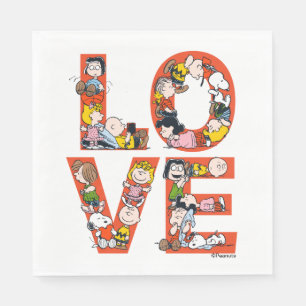 Serviette En Papier cacahuètes - AMOUR