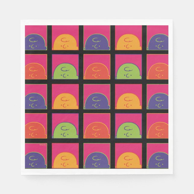 Serviette En Papier cacahuètes | Art Pop moderne C'est Charlie Brown (Devant)