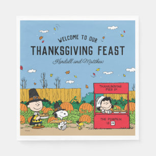 Serviette En Papier cacahuètes Charlie Brown Thanksgiving Ajouter