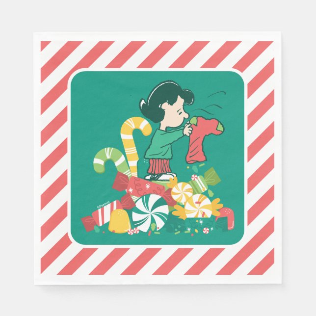 Serviette En Papier cacahuètes | Lucy et plus le Merrier (Devant)