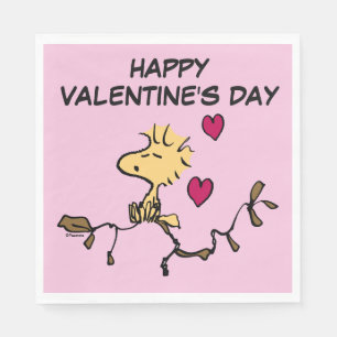 Serviette En Papier cacahuètes   Sifflet Woodstock