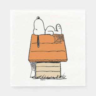 Serviette En Papier cacahuètes Snoopy Halloween Nap