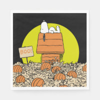 cacahuètes | Snoopy Napping dans le patch Citrouil