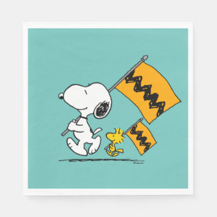 Serviette En Papier cacahuètes   Snoopy & Woodstock