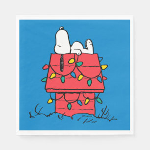 Serviette En Papier cacahuètes Snoopy's Dog House With Lights