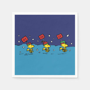 Serviette En Papier cacahuètes   Woodstock Snow Shovel Team