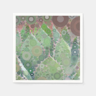 Serviette En Papier Cactus Photo Art Unique Désert Succulent Coloré