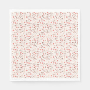 Serviette En Papier Cadeau d'anniversaire Rose rose rose
