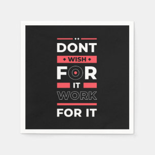 Serviette En Papier Cadeau d'anniversaire travail pour elle