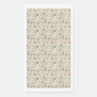 Serviette En Papier Cadeau d'anniversaire | Un jardin de fleurs