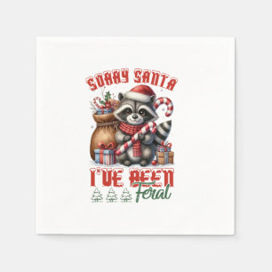 Serviette En Papier Cadeau de Noël Désolé Père Noël