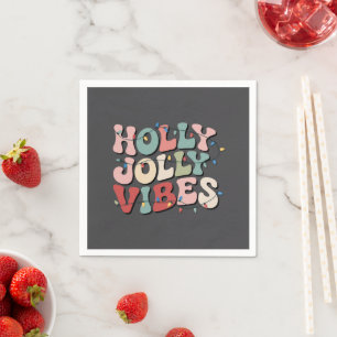 Serviette En Papier Cadeau de Noël joyeux et familial Vacances de Noël