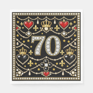 Serviette En Papier Cadeau d'histoire de bijoux inspiré de Tudor pour
