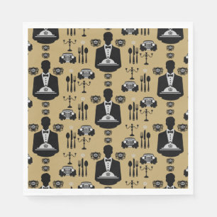Serviette En Papier Cadeau élégant Posh Luxe