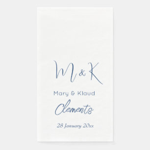 Serviette En Papier Cadeau Mariage, Fête des mariées/Fiançailles perso