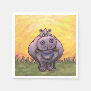 Serviette En Papier Cadeaux et accessoires Hippopotamus