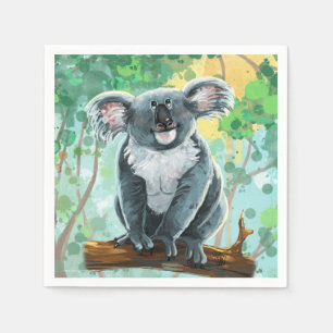 Serviette En Papier Cadeaux et accessoires Koala Bear