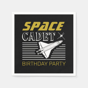 Serviette En Papier Cadet de l'espace, vaisseau spatial, Anniversaire