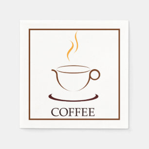 Serviette En Papier Café