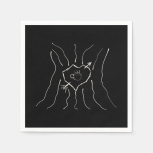 Serviette En Papier Café My Love