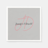 Calligraphie classique tendance monogramme