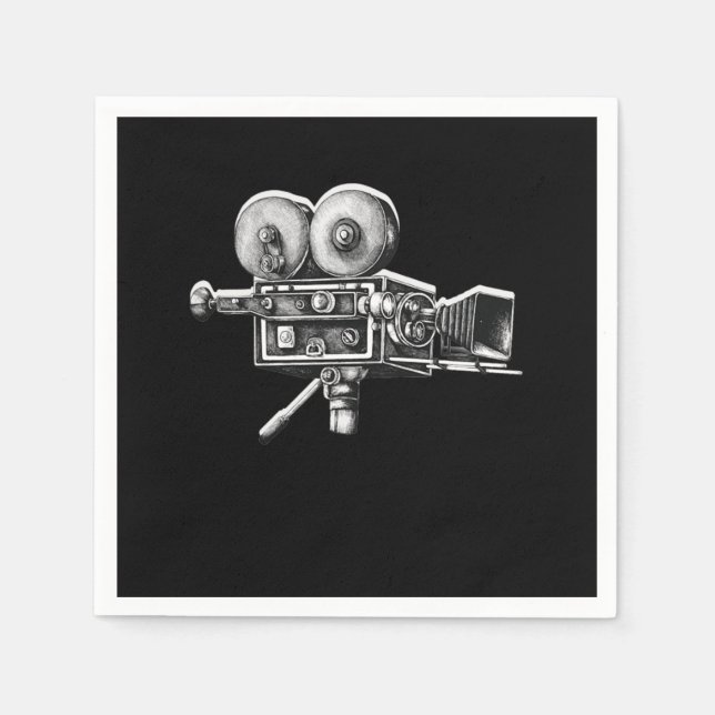 Serviette En Papier Caméra vidéo en mauvais état (Devant)