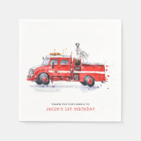 Camion de pompiers & Dalmatien | Anniversaire des