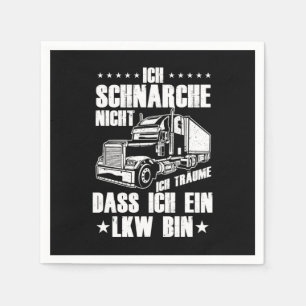 Serviette En Papier Camion LKW Fahrer Fernfahrer Brummi Lastkra
