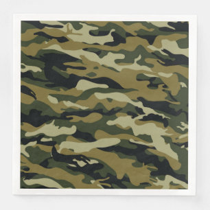 Serviette En Papier Camo