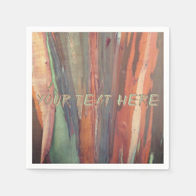 Serviette en papier Camo Bark (Devant)