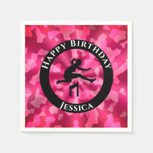 Serviette En Papier Camo Pink Piste et Piste