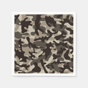 Serviette En Papier Camouflage du quartier fermé