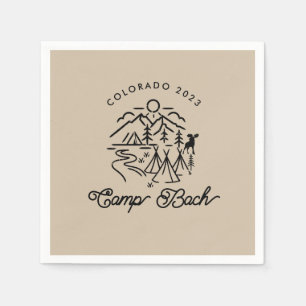 Serviette En Papier Camp Bachelorette Personnalisé Cocktail Napkins