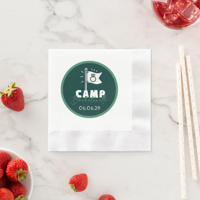 Serviette En Papier Camp de vacances pour filles (En situation)