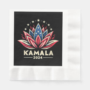 Serviette En Papier Campagne Présidentielle Féminine Kamala Harris 202
