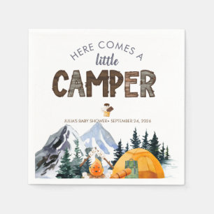 Serviette En Papier Camper Baby shower rustique