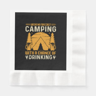 Serviette En Papier Camping et boisson