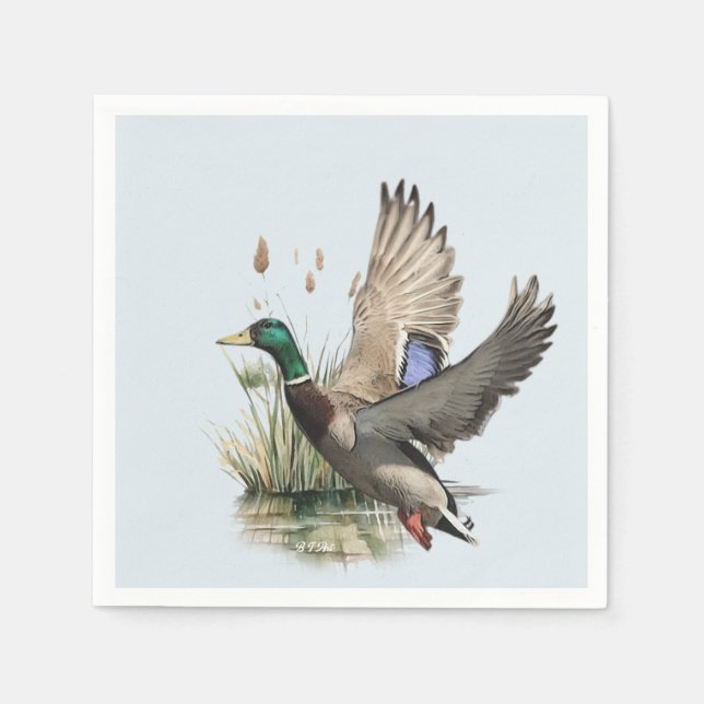 Serviette En Papier Canard (Devant)