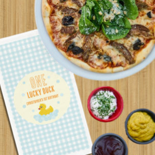 Serviette En Papier Canard 1er Anniversaire