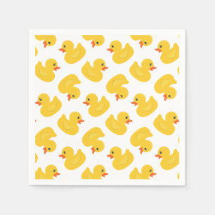 Serviette En Papier Canard en caoutchouc jaune
