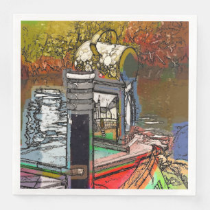 SERVIETTE EN PAPIER CANAUX