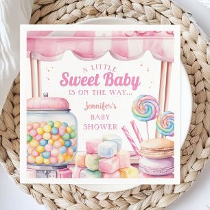 Serviette en papier Candyland Baby Shower